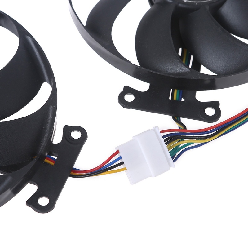 C * T * T129215Quạt Tản Nhiệt Card Đồ Họa 4Pin 12V 0.5A VGA Cho GTX1650 Ti /