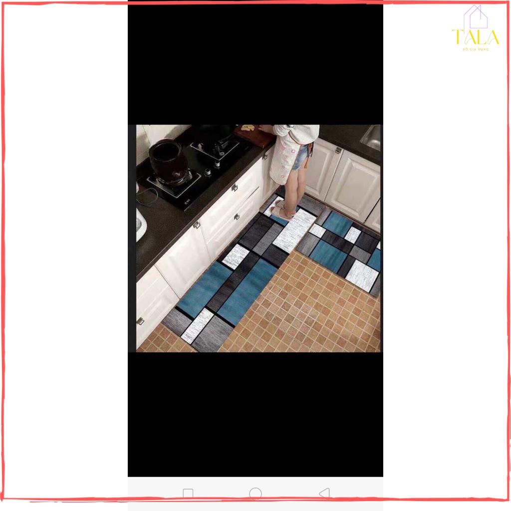 Thảm bếp 3D trang trí nhà bếp phòng ngủ (kích thước 40*60 + 40*120)