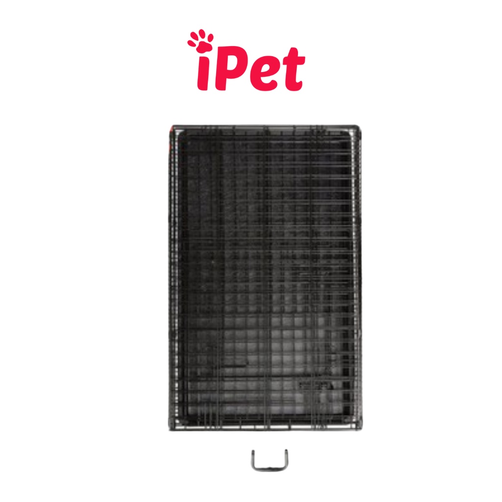 Chuồng Gấp Gọn Cho Chó Mèo, Lồng Xếp Sơn Tĩnh Điện Tặng Kèm Khay Vệ Sinh - iPet Shop