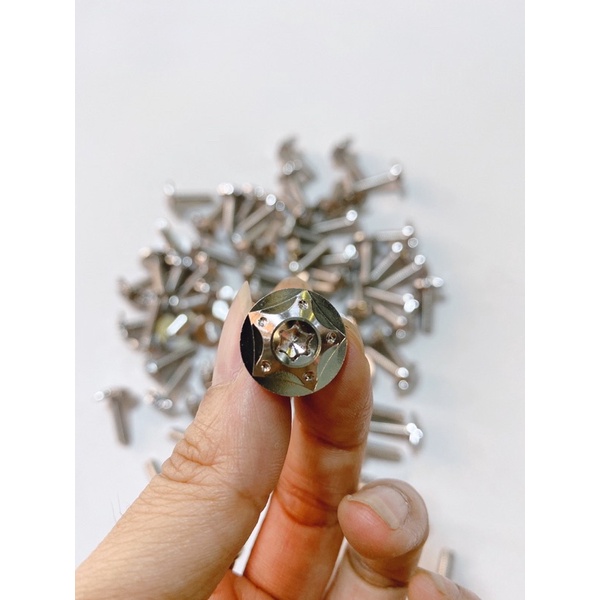 Ốc Salaya inox 304 đủ size 4li 5li 6li đầu dù lắp thông dụng mọi loại xe