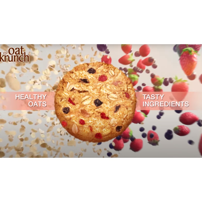 Bánh quy yến mạch Oat Krunch hộp 156g nhập khẩu Malaysia🇲🇾