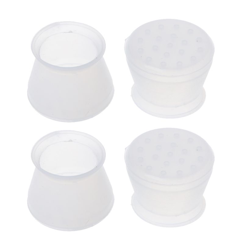 Set 4 miếng silicone bọc chân bàn ghế bảo vệ sàn nhà