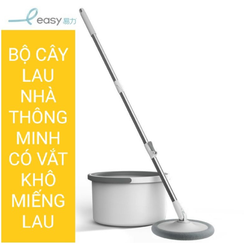 Cây lau nhà giặt vắt thông minh