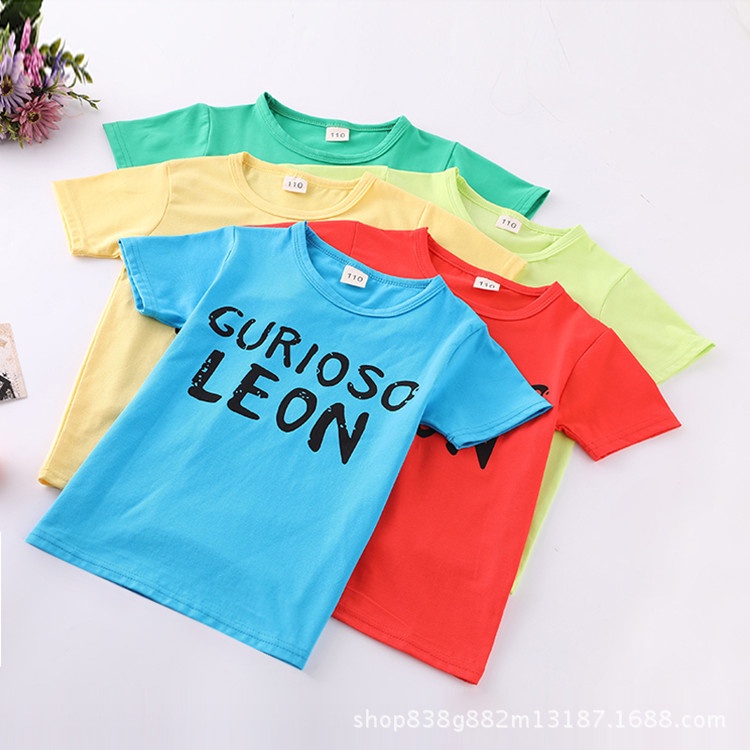 Quần áo trẻ em mùa hè áo thun trẻ em ngắn tay phiên bản hàn quốc của quần áo trẻ em xưởng sản xuất quần áo trẻ em bán hà