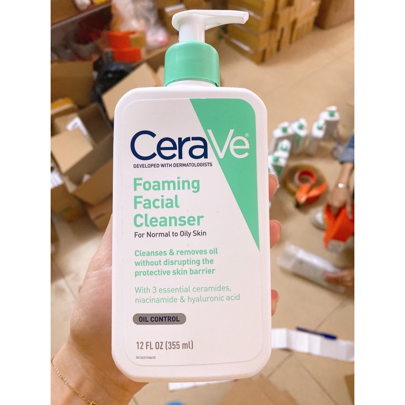 (Có Sẵn) Sửa rửa mặt Cerave đủ size đủ loại CeraVe Foarming Facial Cleanser (Bill)