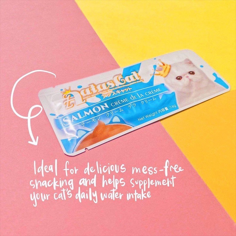 SÚP THƯỞNG AATAS CREAMY 16G CHO MÈO - Thức ăn dinh dưỡng thú cưng Gogi Meow Mart