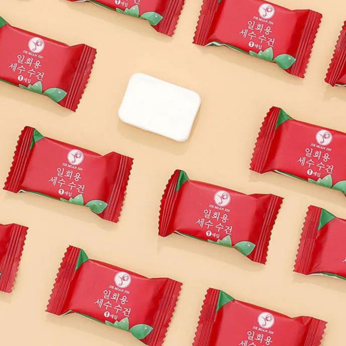 Khăn Nén Cotton Dày Dùng Một Lần Nhỏ Gọn Tiện Dụng Khi Đi Du Lịch