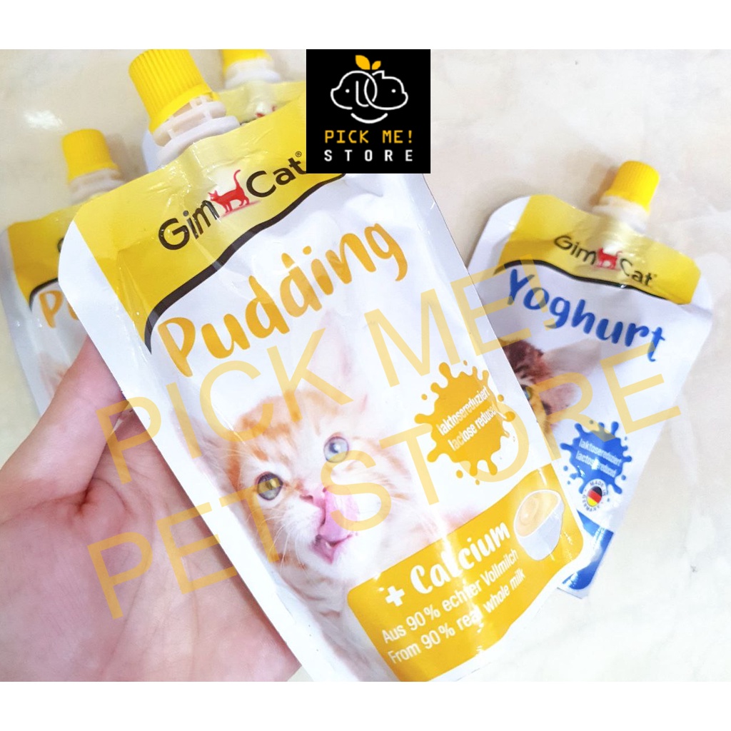[Túi 150g] Sữa Dinh Dưỡng Cho Mèo Gimcat Latte Yoghurt Pudding - Sữa chua Gimcat