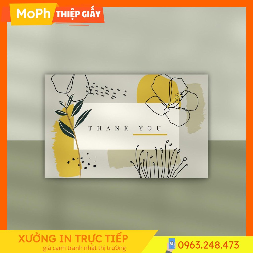 [CÓ SẴN] Thiệp Cảm Ơn Thank You Có Sẵn Ship Nhanh Xưởng In MoPh Thiết Kế Độc Đáo In Trực Tiếp