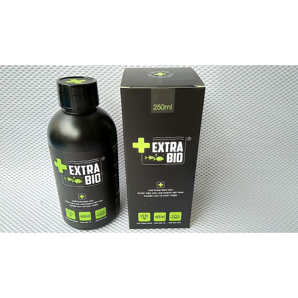 Men vi sinh Extra bio chai 250ml dùng cho bể cá.