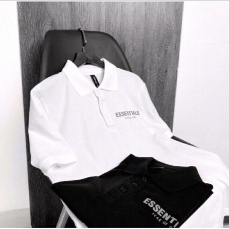 Áo Polo nam nữ Essentials phản quang , áo thun có cổ ESSENTIALS cao cấp
