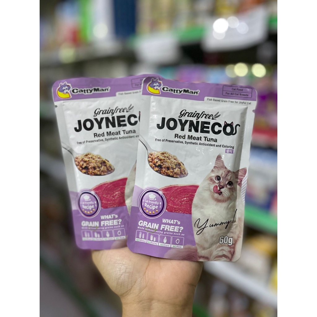 Pate Joyneco Cattyman cho mèo túi 60g - Thức ăn dinh dưỡng cho mèo