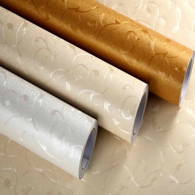 Giấy dán tường ghi xoắn hoa văn chìm khổ 1m2