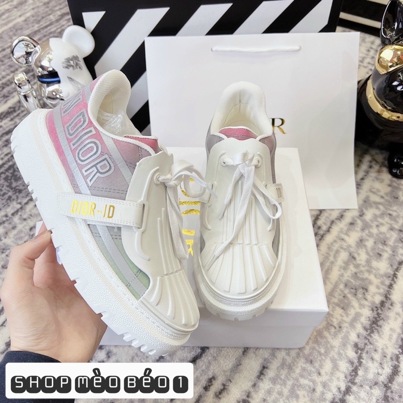 Giày thể thao sneaker cd mũi sò gáy pha màu vip fullbox
