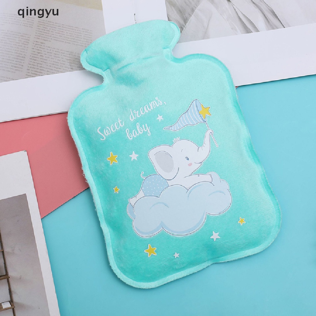 [Hàng mới về] Túi chườm nước nóng hình gấu Teddy nhồi bông cashmere lông cừu đáng yêu gọn nhẹ