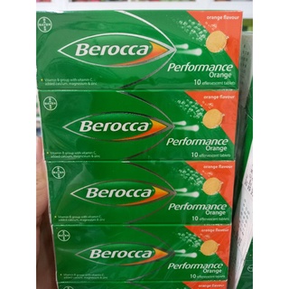 BEROCCA tuýp 10 viên vitamin C sủi multivitamin sủi tăng đề kháng