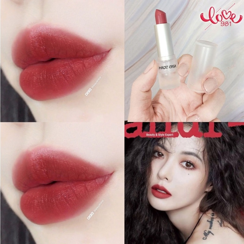 (Hàng Mới Về) Thỏi Son Nhung Mịn Bền Màu Cân Bằng Ẩm Kháng Nước Tuyệt Vời Độc Đáo | BigBuy360 - bigbuy360.vn