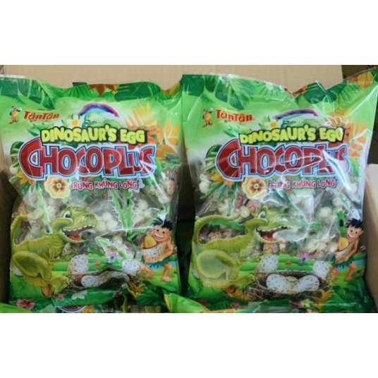 Socola Đậu Phộng Chocoplus Trứng Khủng Long Tân Tân
