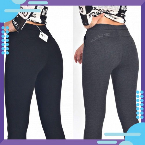 Quần Legging Nữ Nâng Mông Cạp Cao Xuất Hàn, Tập Gym, Yoga, Erobic, Nhảy cho Bà Bầu QLNM555