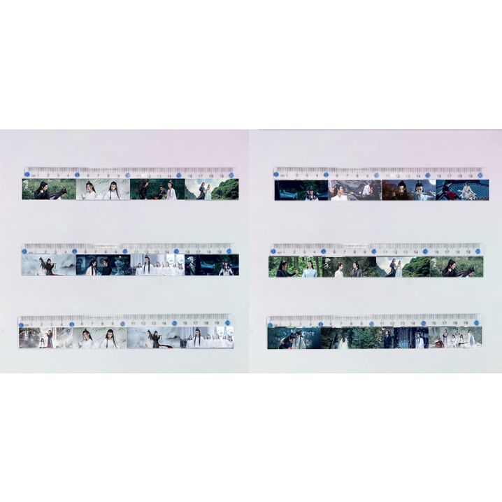 Thước trần tình lệnh tiêu chiến vương nhất bác THI18 tfboys jack j97 sơn tùng mtp cute thước kẻ dễ thương 15cm