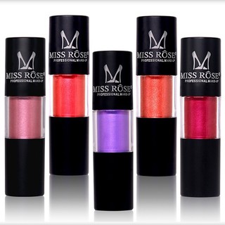 [SANY567 giảm 15% đơn 99K][Hàng mới về] Son môi MISS ROSE dạng lỏng có màu ánh kim đẹp mắt