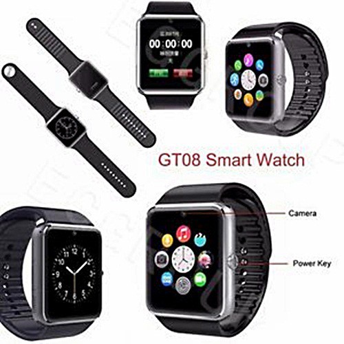 Đồng hồ điện thoại GT08 xài sim nghe gọi chụp hình |shopee. Vn\Shopdenledz