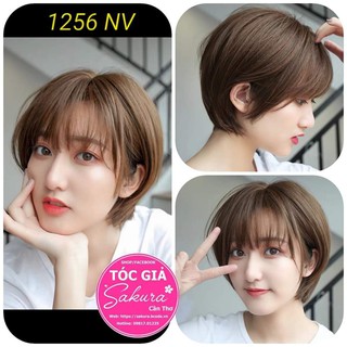 Tóc Giả Nguyên Đầu Ngắn cá tính ❤️ Free Ship ❤️ Tóc cao cấp chịu nhiệt- video & hình thật
