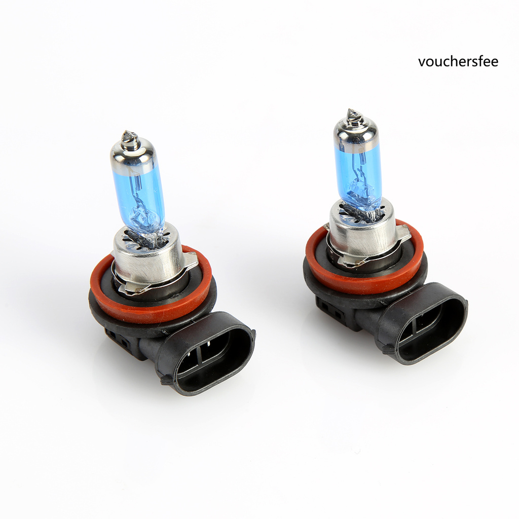 Set 2 Bóng Đèn Sương Mù H11 12v 100w 4300k Ánh Sáng Trắng Dành Cho Ô Tô