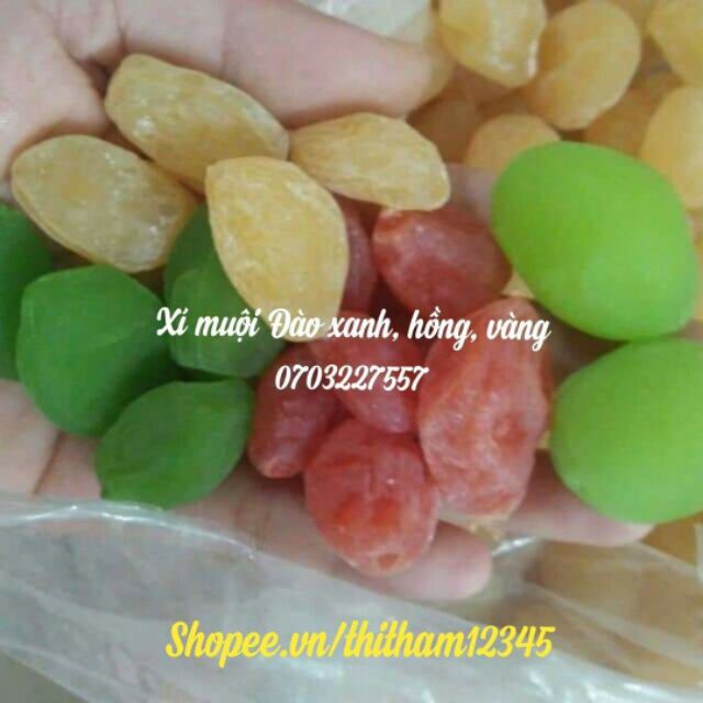 1KG Ô mai/ Xí muội Đào hồng/ đào non siêu ngon, rẻ, chất lượng