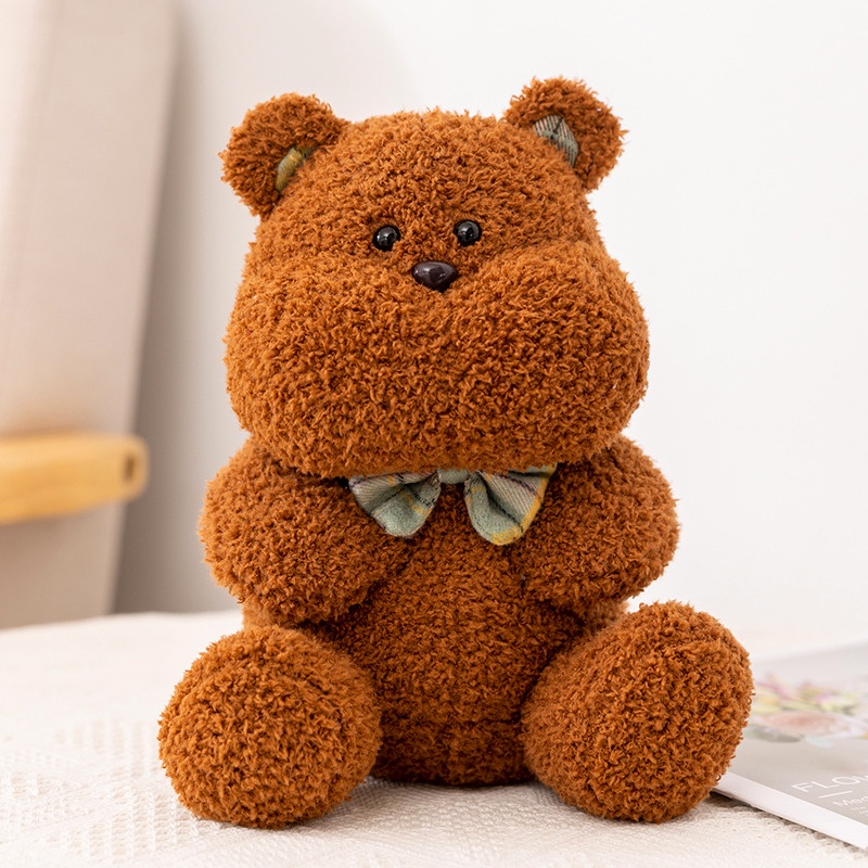 Hàng Có Sẵn Trong 24Dễ thương Gấu Bông Má Bự - Thú Bông Má Bự Lông Mềm Cao Cấp