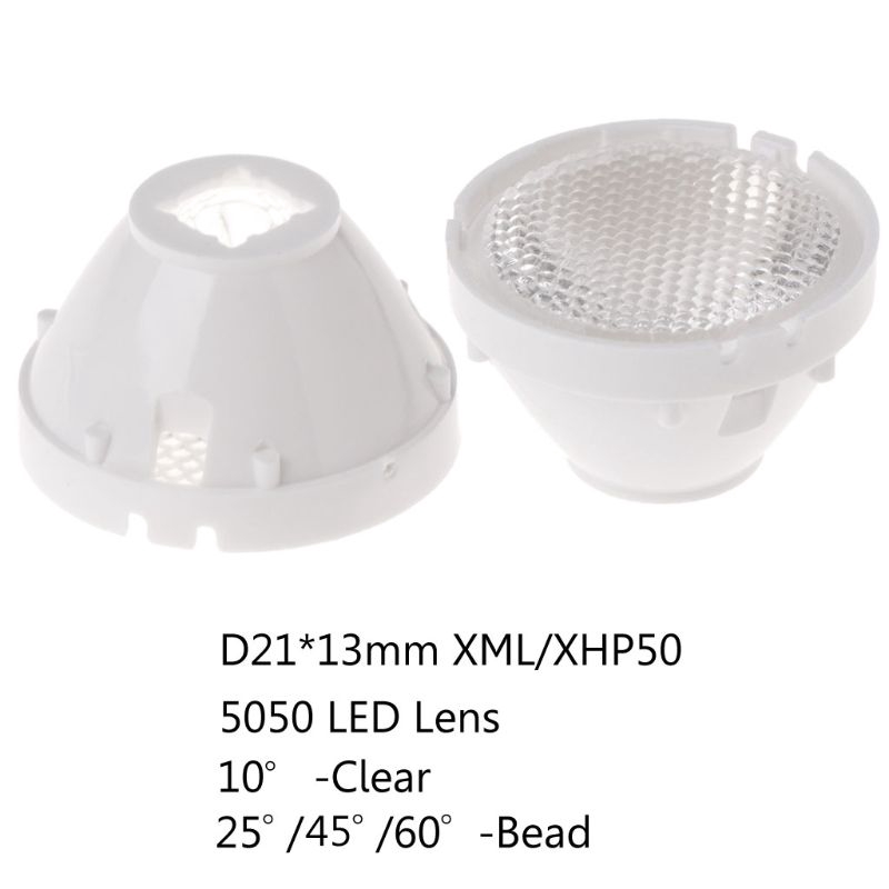 [Hàng mới về] Thấu kính phản quang 10/ 25/ 45/ 60 độ 21mm dẫn công suất cao