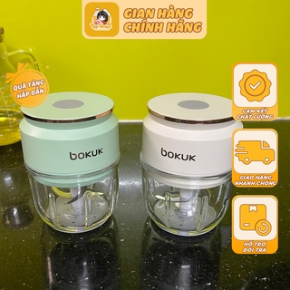 Máy Xay Đa Năng Bokuk Chất Thủy Tinh Dày Thiết Kế Lưỡi Dao 3 Chiều Xay Nhỏ Dễ Dàng - Dung Tích 300ml