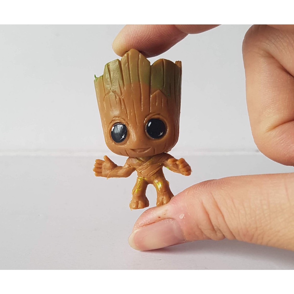 Đồ chơi mô hình Guardians of the Galaxy, Vệ binh dãi ngân hà - Bộ 4 nhân vật Groot