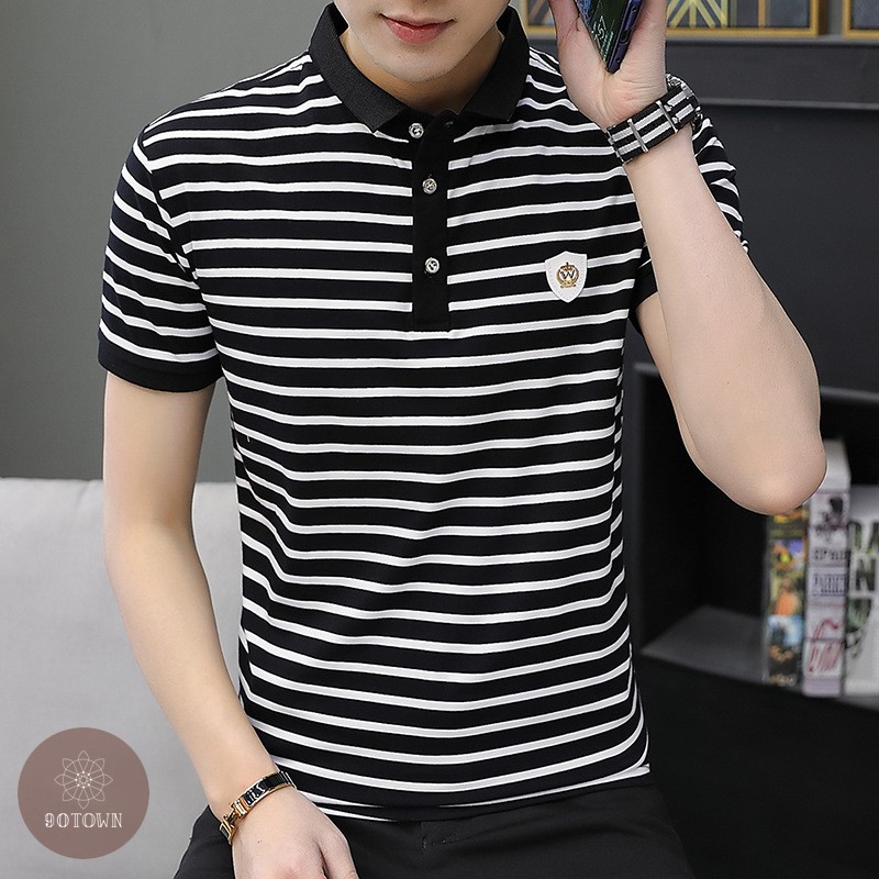 Áo Polo nam cao cấp mẫu mới hè 2021 kiểu dáng đơn giản nam tính | BigBuy360 - bigbuy360.vn