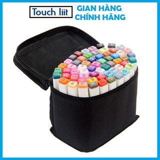 Màu marker touchliit 6 bút vẽ bộ 30/40/60/80 màu túi vải màu vẽ marker touch liit chuyên nghiệp
