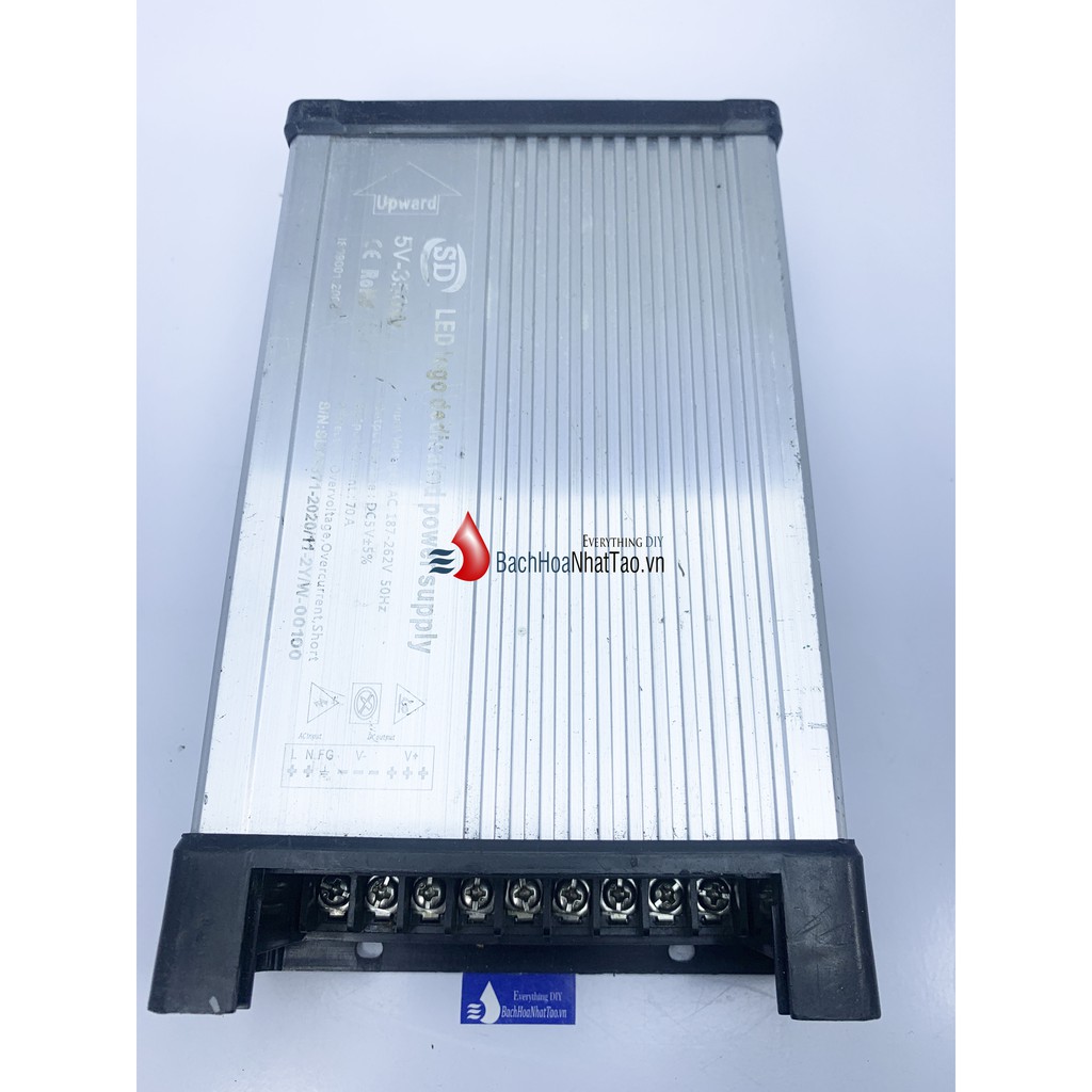 Nguồn tổ ong 5V 70A 350W(quạt) Cũ