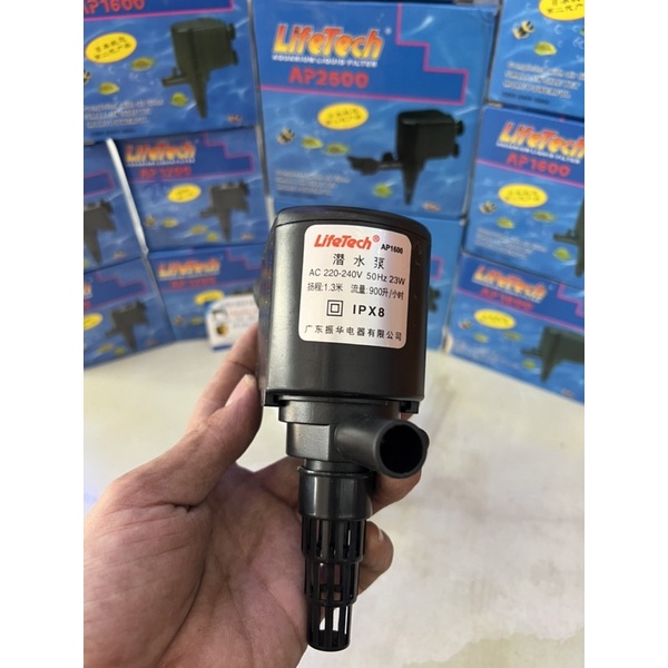 Máy Bơm Nước, Máy Thuỷ Canh LifeTech cho Bể Cá AP1600 - 23W