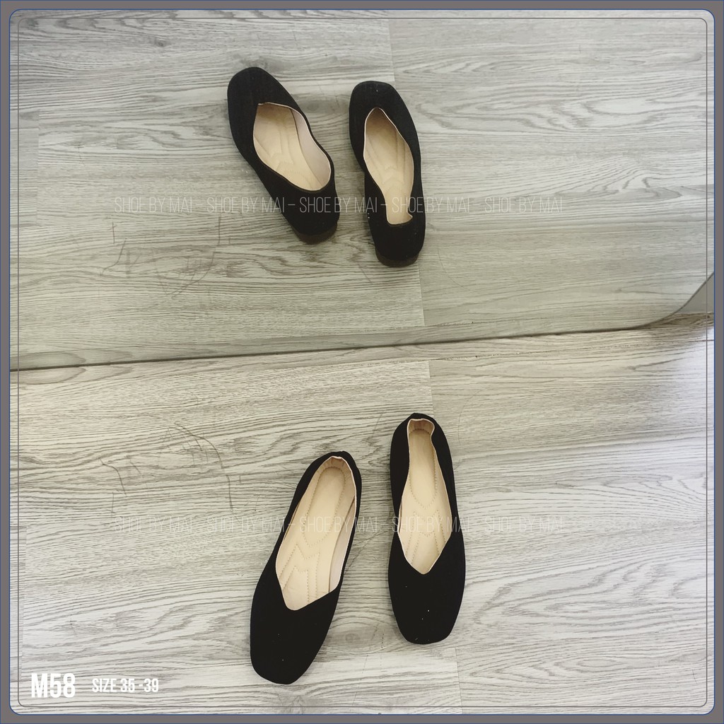 Giày búp bê nữ đế bệt M58  SHOEBYMAI