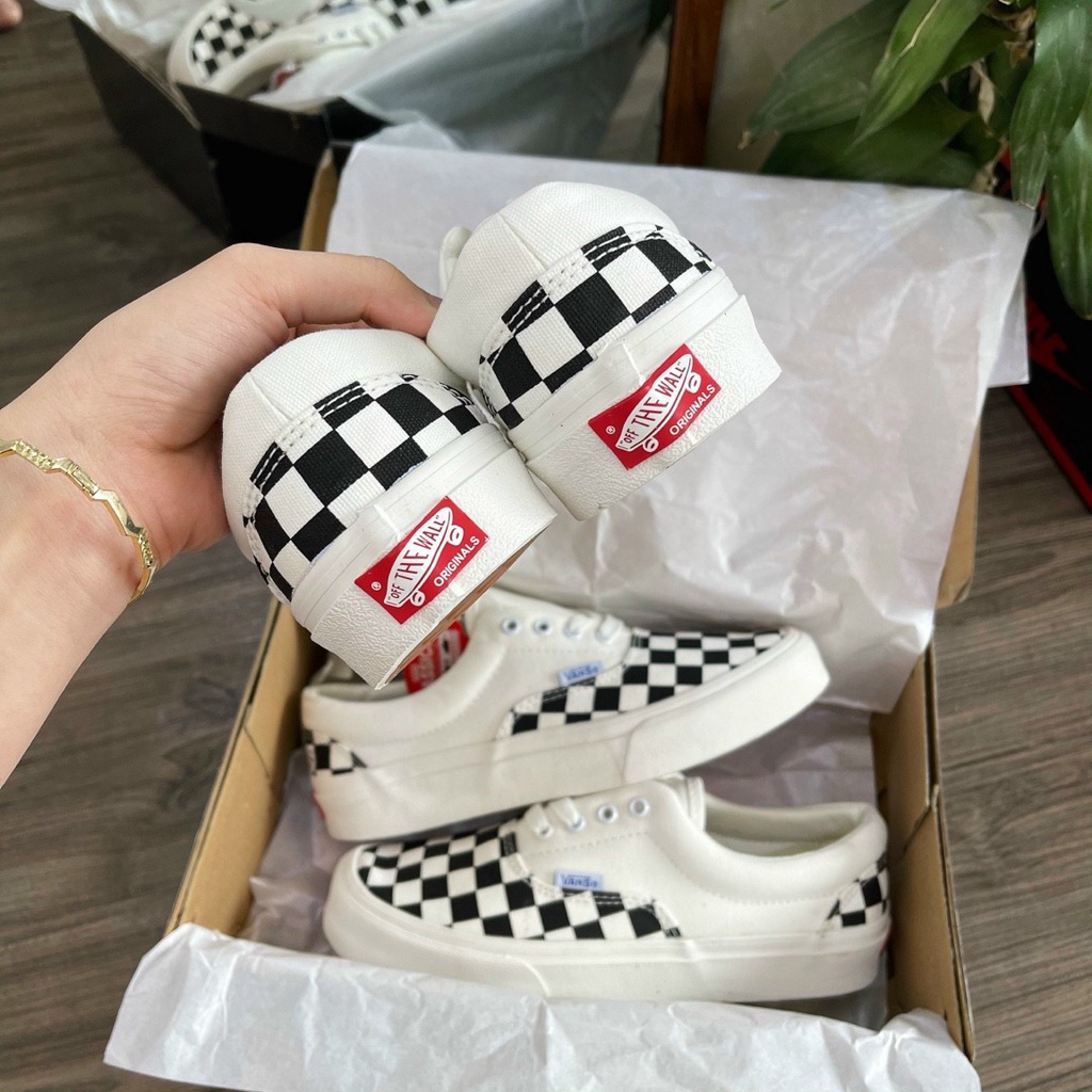 Giày Sneaker Slipon Vans Caro Lười , Buộc dây siêu hot [ Full box + bill ] | BigBuy360 - bigbuy360.vn