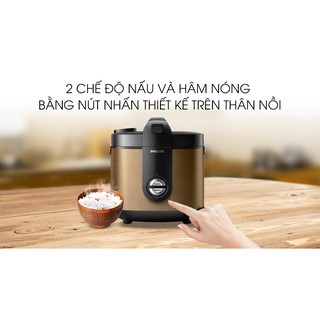 Nồi cơm điện Philips 2 lít HD3132/68 Vàng