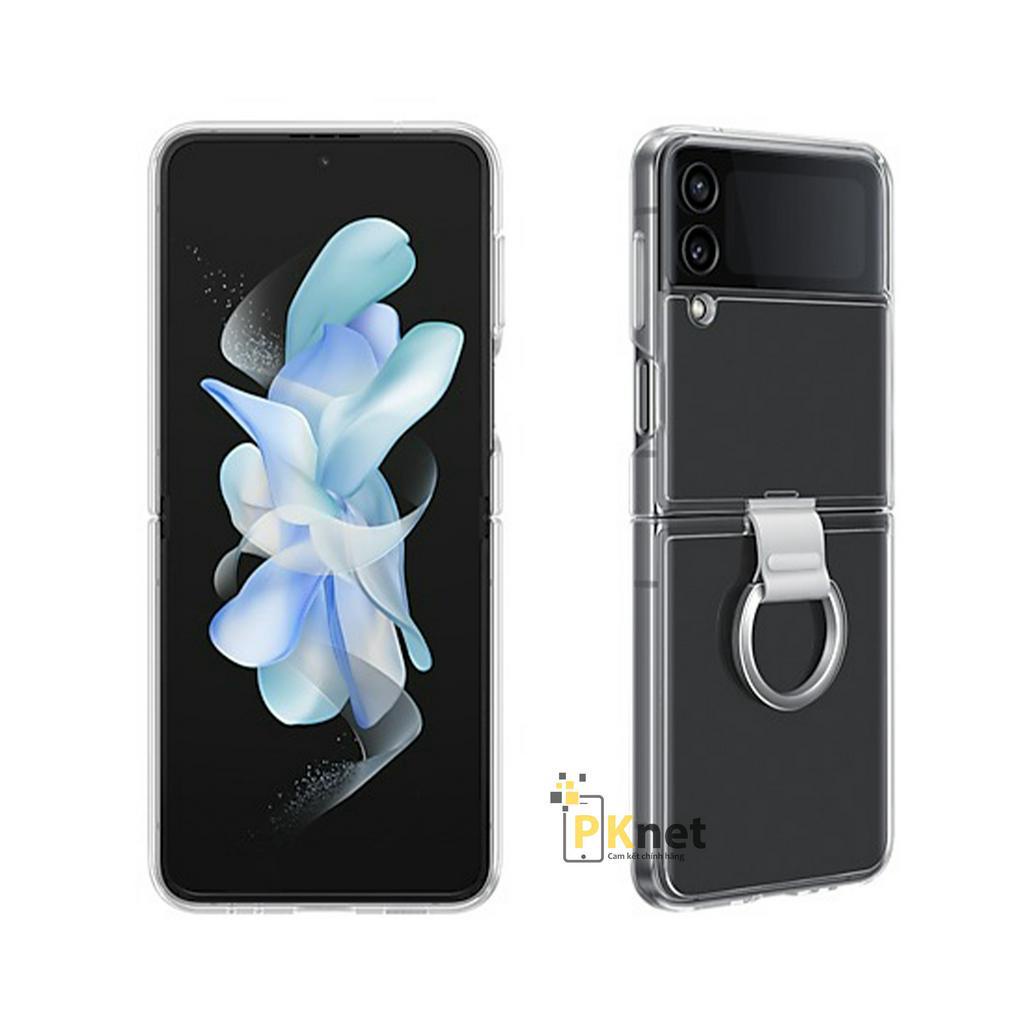 Ốp lưng Samsung Z Flip 4 Clear Cover with Ring Chính Hãng