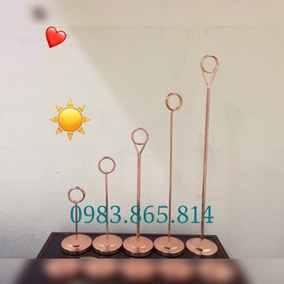 Kẹp menu inox bàn tiệc