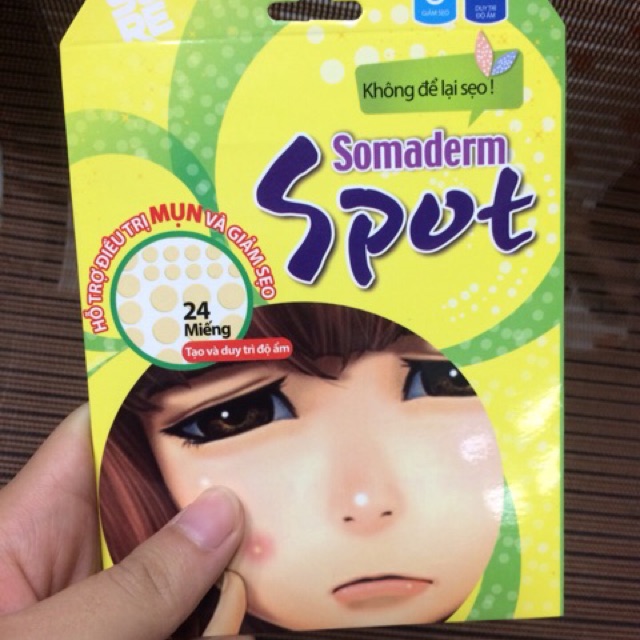 Miếng dán mụn hydrocolloid Somaderm Spot Pimple Patch 24 miếng 3 kích cỡ - MẪU MỚI HỘP XANH | BigBuy360 - bigbuy360.vn