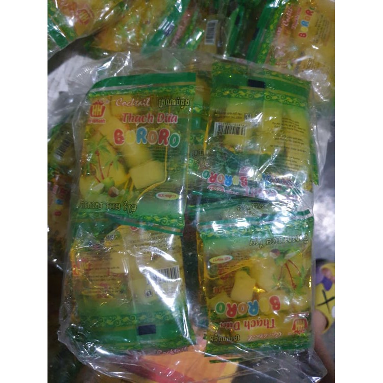 Bịch 20 gói thạch dừa có vị