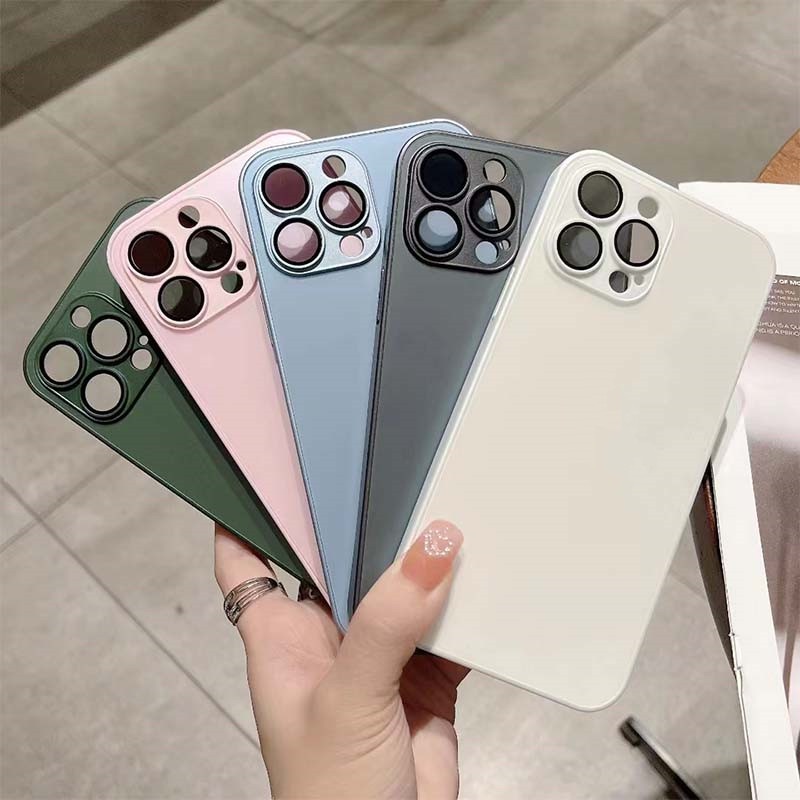 Ốp Điện Thoại Cứng Màu Nhám Chống Bám Vân Tay Cho IPhone 14 13 12 11 Pro Max 14Plus