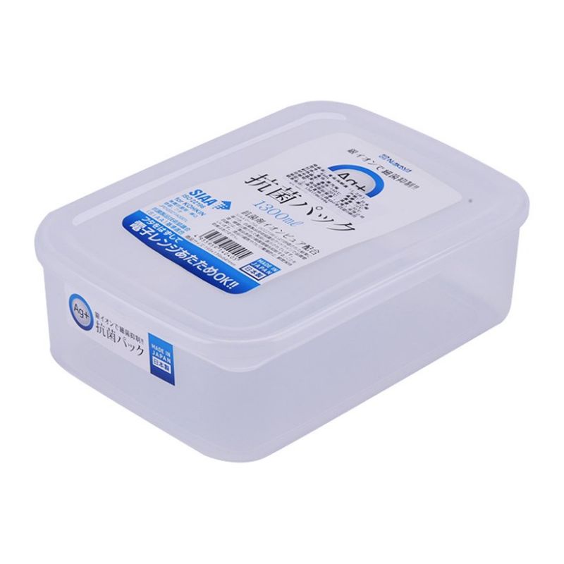 Hộp nhựa nắp dẻo, kháng khuẩn 900ml ,1l ,1,3L Nakaya