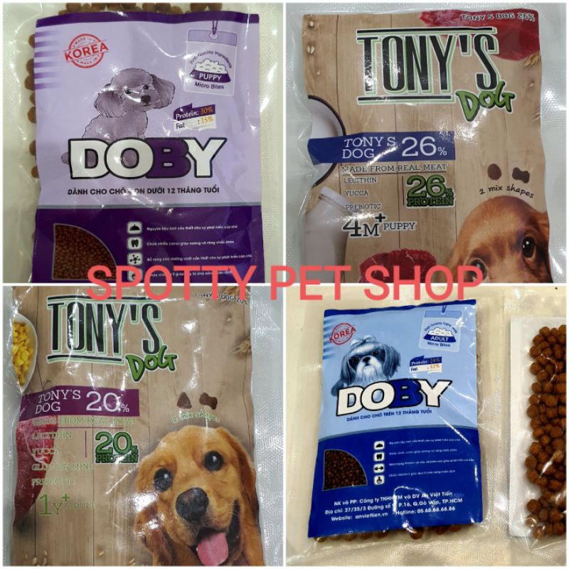 Hạt Doby, Tony - thức ăn cho chó