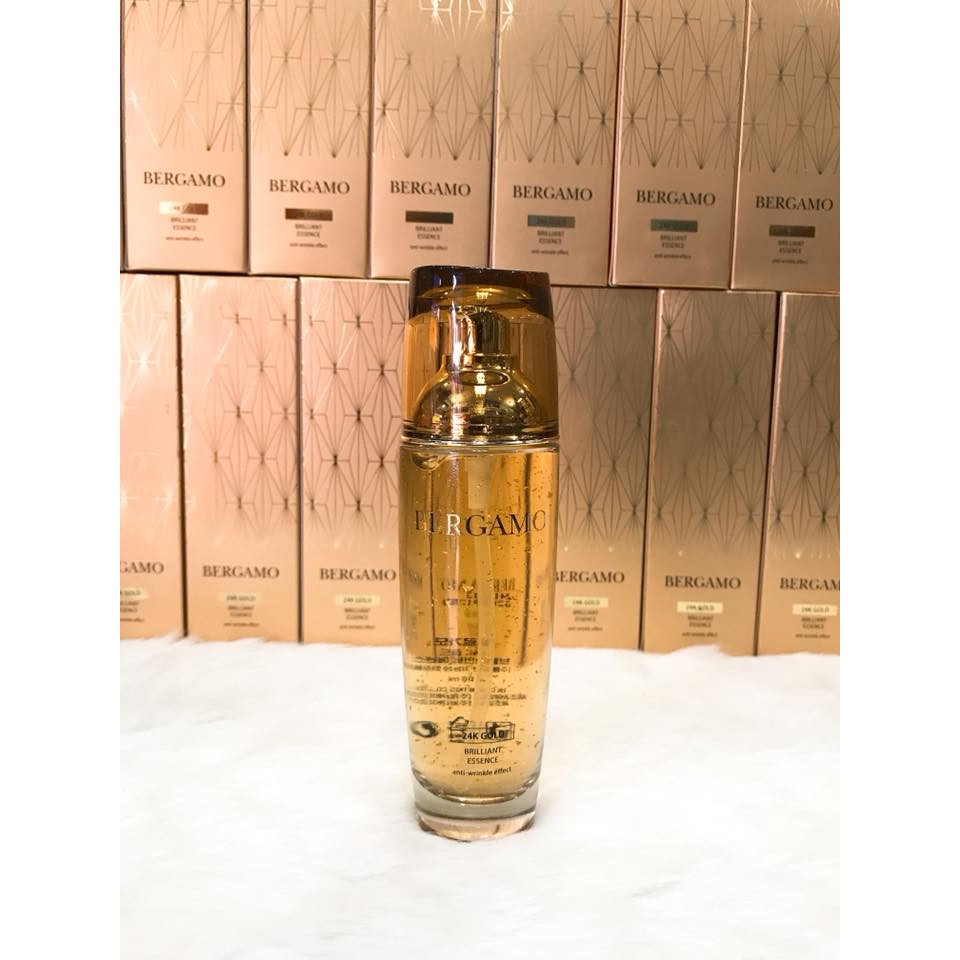 Tinh Chất dưỡng trắng nâng cơ chống lão hóa Bergamo từ tinh chất Vàng 24K Gold Brilliant Essence 110ml