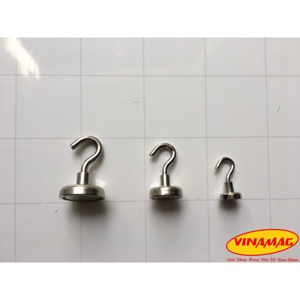 Móc treo đồ nam châm siêu mạnh, móc treo nam châm cực mạnh D16, D25, D32