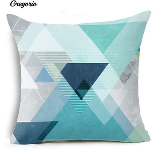 Letter Flower Geometric Pattern Throw Pillow Case Cushion Covers Sofa Decor